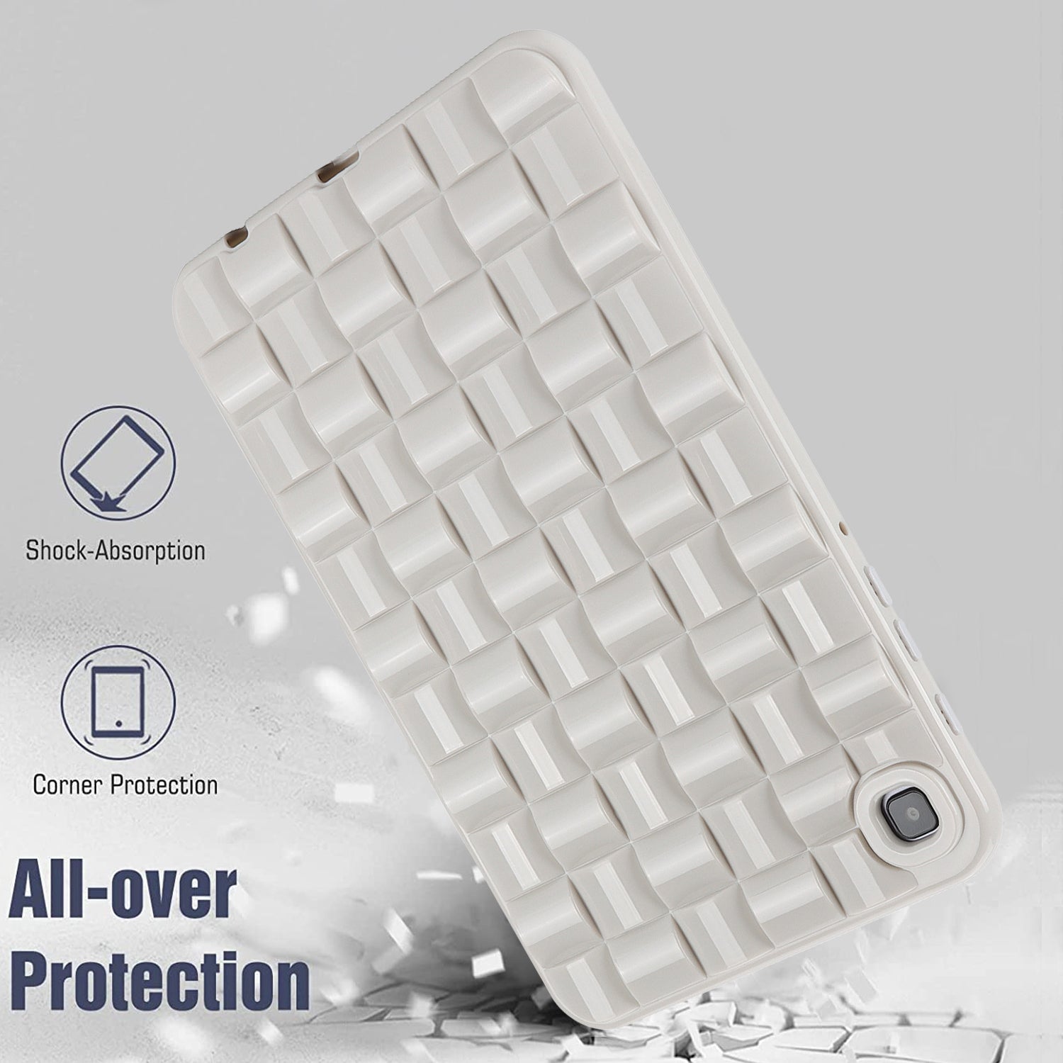 Back Cover Shell for Samsung Galaxy Tab A7 Lite 8.7-inch T225 T220 Flexible TPU Woven Texture Tablet Case Back Cover Shell for Samsung Galaxy Tab A7 Lite 8.7-inch T225 T220 Flexible TPU Woven Texture Tablet Case